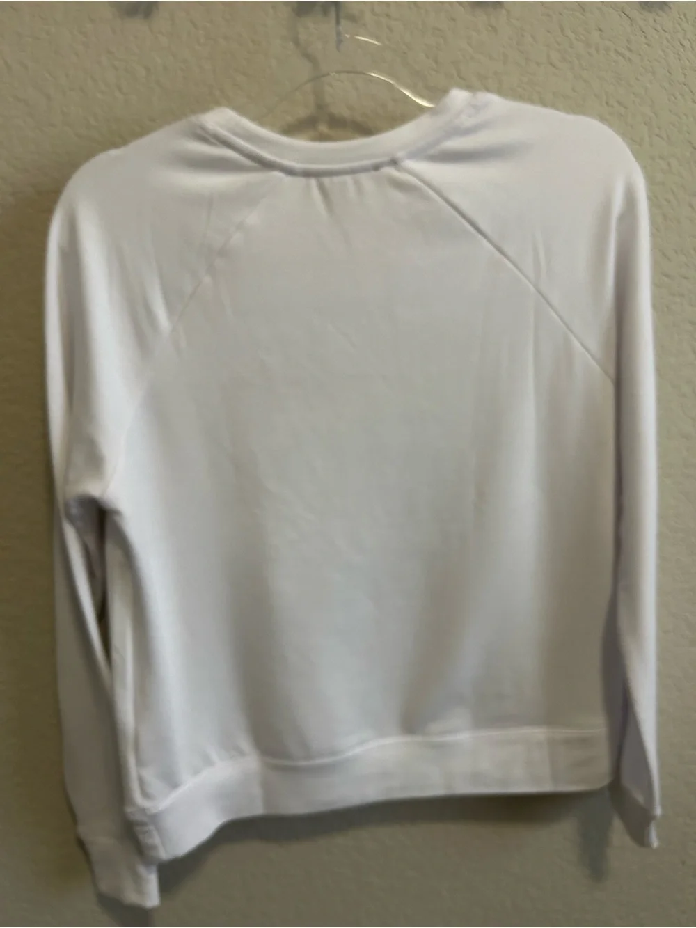 Philosophy White Sweatshirt with Red & Green 'HO HO HO' sequins